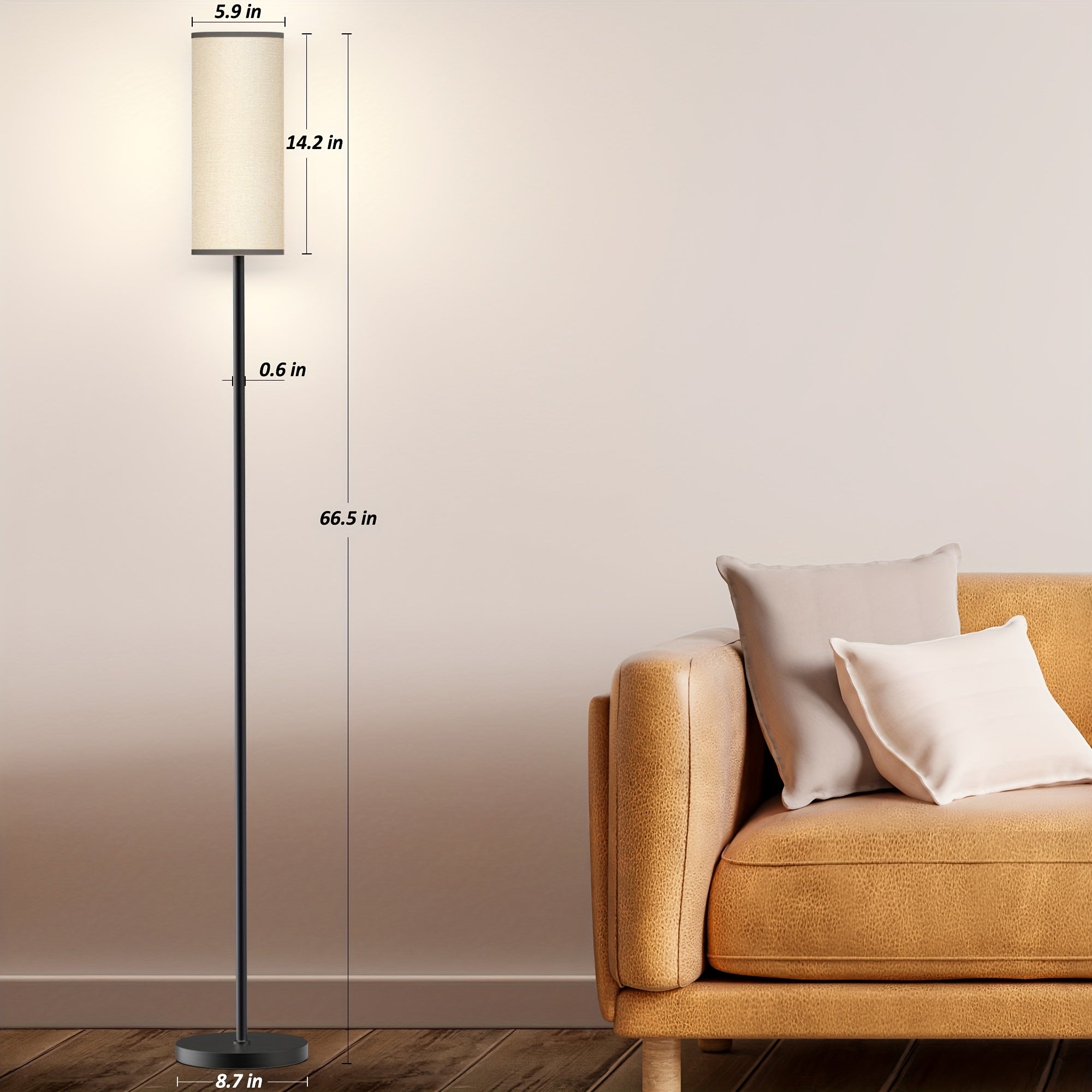 Lamp with a Remote And a Smart Bulb Included