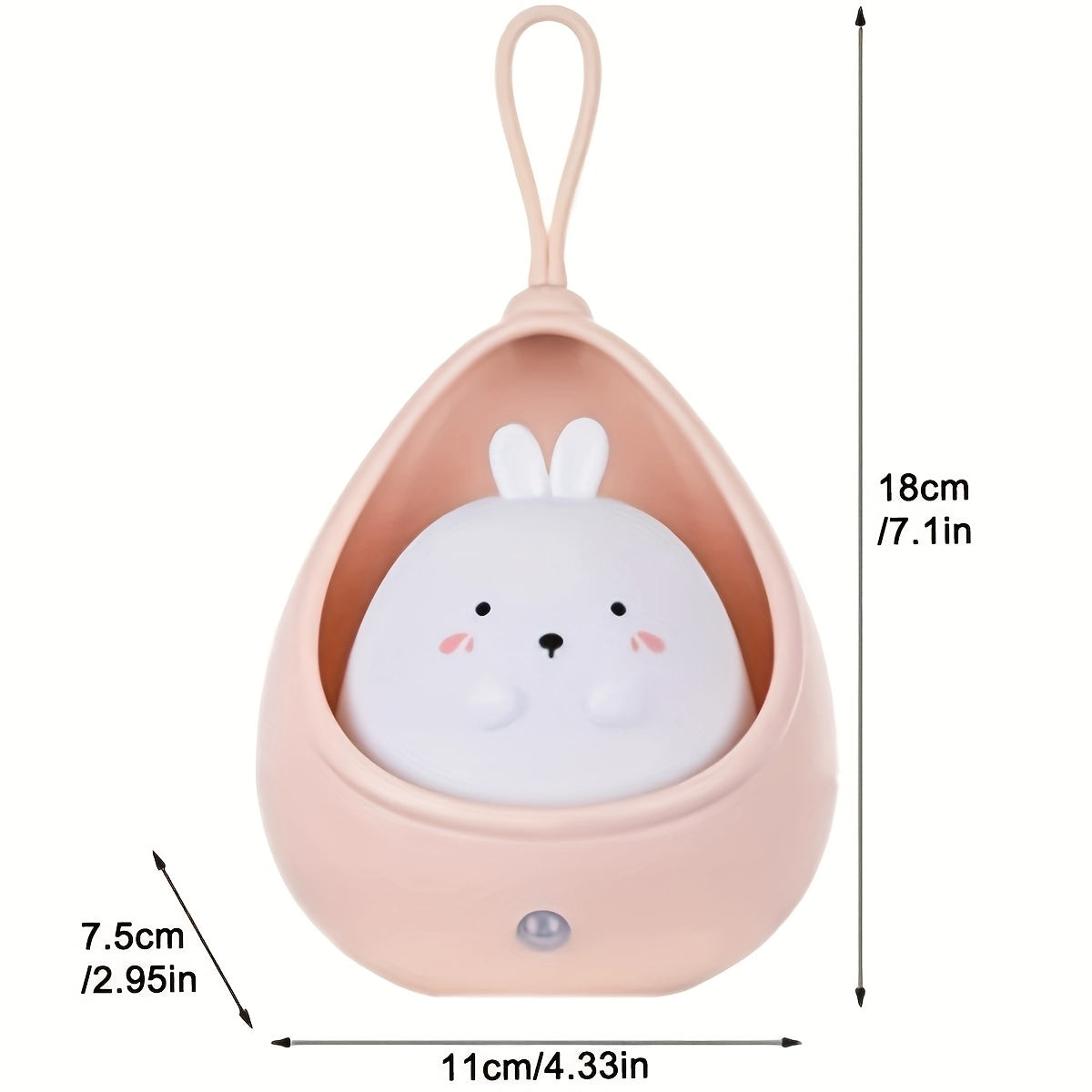 Adorable Animal-Shaped LED Desk Lamp with a Warm Light, Featuring a Motion Sensor And USB Charging, Perfect As a Gift for a Bedroom