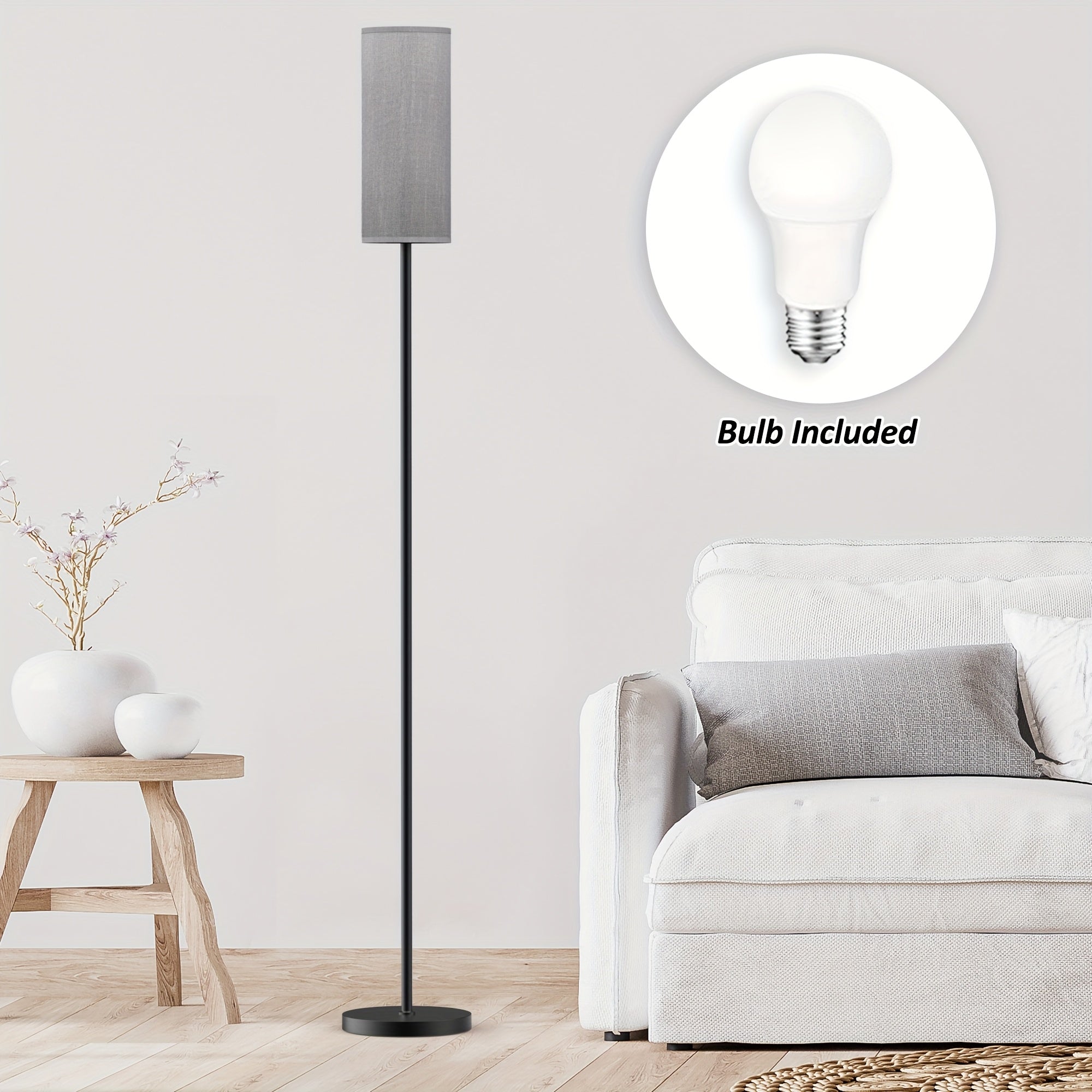 Lamp with a Remote And a Smart Bulb Included