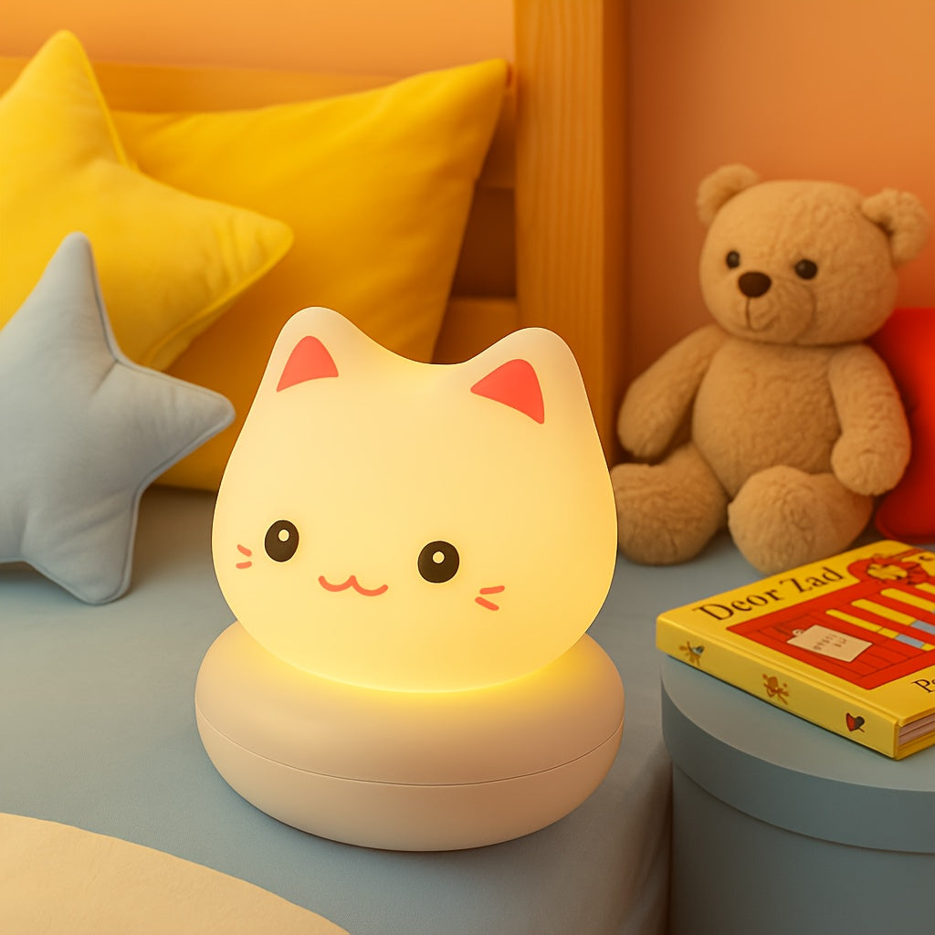 Night Light, Cute And Soft Light That Protects Eyes, Deer Night Light Strip Rechargeable Small Night Light, Suitable for Children, Ladies, Girls, Bedrooms, Bedside And Living Room