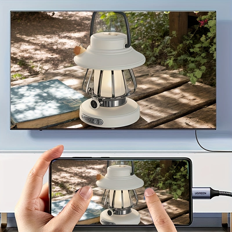 A Snail-Themed Retro Night Light | USB-Rechargeable LED, Three-Level Dimmable, Portable with Hook, Four Colors Available, Creative Hand-Held Ambient Light