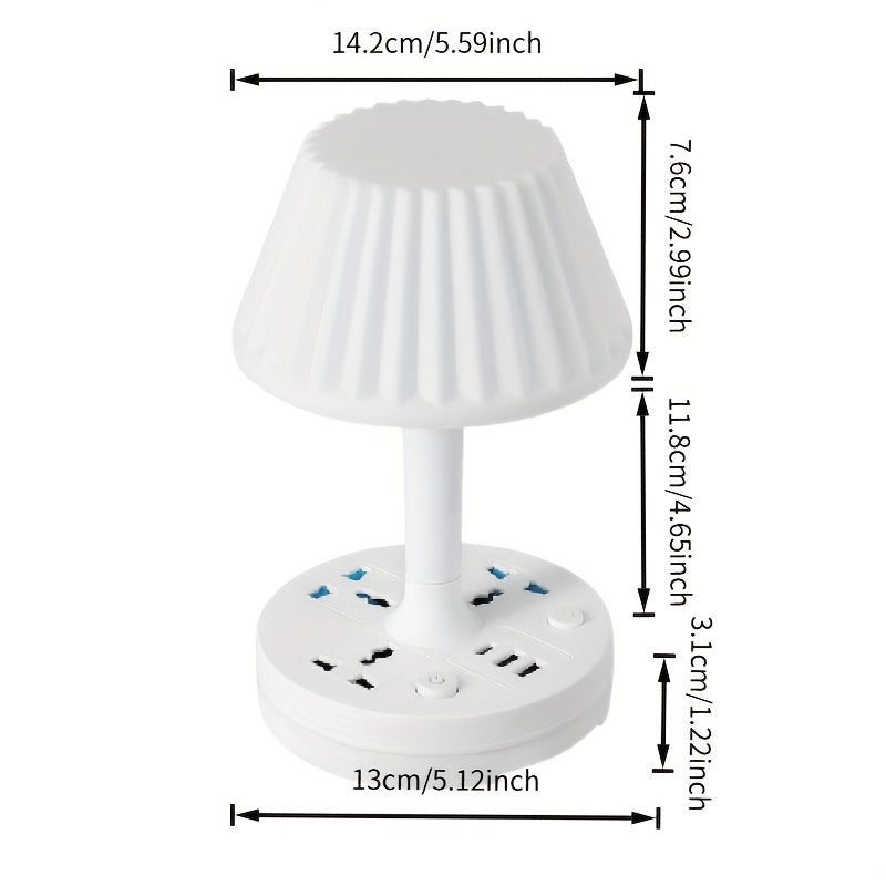 Socket Wiring Board, Multifunctional Wiring Board, Socket Eye Protection Desk Lamp, Reading And Learning Desk Lamp, Bedroom Bedside Integrated Type With Socket, Multifunctional Porous USB Plug-in Desk Lamp, Desk Top Type Lamp, Dormitory LED